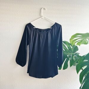 Elegantees Evelyn Top in Black - XS